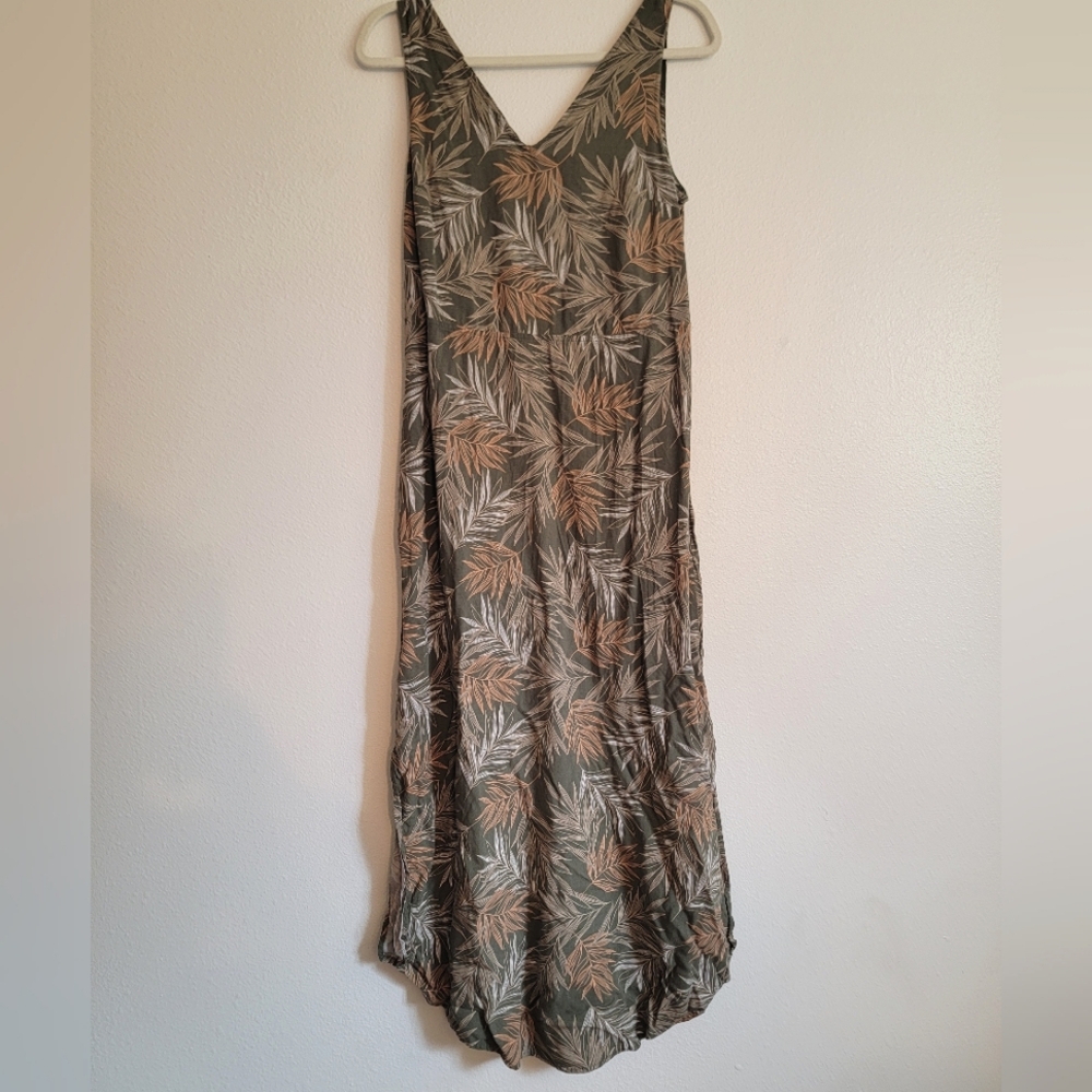 Leaf Print Dress
